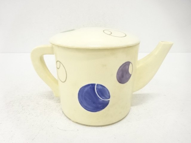 JAPANESE POTTERY / JUG / IROE